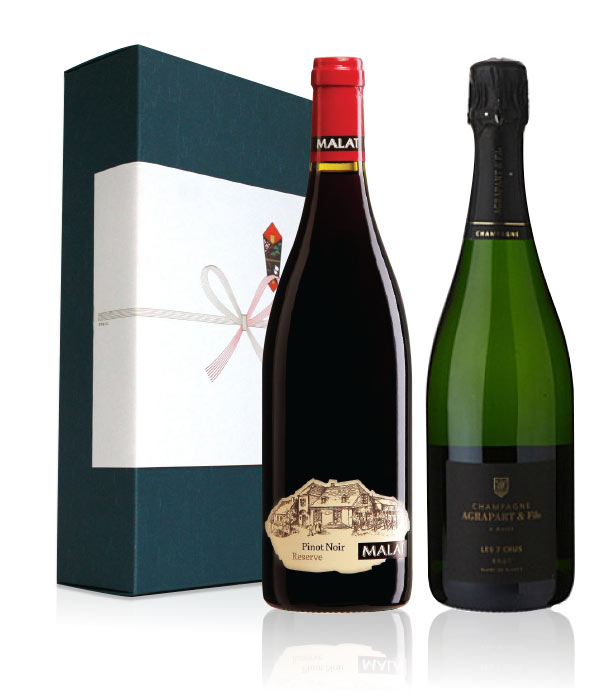 Gift Set E: Agrapart, Les 7 crus  + Pinot Noir Reserve